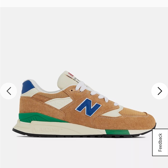 New Balance 998 Teddy Santis Orange/Royal rare great condition 8.5 men 10 women - Picture 2 of 10